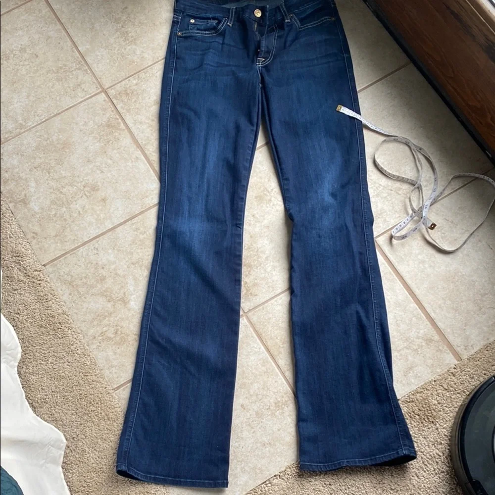 7 for all Mankind Jimmie bootcut 27 long 34 inseam low rise